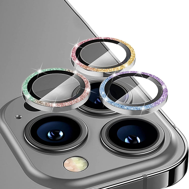 ENKAY Hat-Prince グリッターリアレンズ アルミ合金強化ガラスフィルム、iPhone 17 Pro / 17 Pro Max用、iPhone 17用、iPhone Air用、iPhone 15 Pro / 15 Pro Max用、iPhone 15 / 15 Plus用