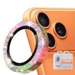 ENKAY Hat-Prince グリッターリアレンズ アルミ合金強化ガラスフィルム、iPhone 17 Pro / 17 Pro Max用、iPhone 17用、iPhone Air用、iPhone 15 Pro / 15 Pro Max用、iPhone 15 / 15 Plus用
