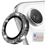 ENKAY Hat-Prince グリッターリアレンズ アルミ合金強化ガラスフィルム、iPhone 17 Pro / 17 Pro Max用、iPhone 17用、iPhone Air用、iPhone 15 Pro / 15 Pro Max用、iPhone 15 / 15 Plus用