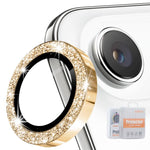 ENKAY Hat-Prince グリッターリアレンズ アルミ合金強化ガラスフィルム、iPhone 17 Pro / 17 Pro Max用、iPhone 17用、iPhone Air用、iPhone 15 Pro / 15 Pro Max用、iPhone 15 / 15 Plus用