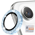ENKAY Hat-Prince グリッターリアレンズ アルミ合金強化ガラスフィルム、iPhone 17 Pro / 17 Pro Max用、iPhone 17用、iPhone Air用、iPhone 15 Pro / 15 Pro Max用、iPhone 15 / 15 Plus用