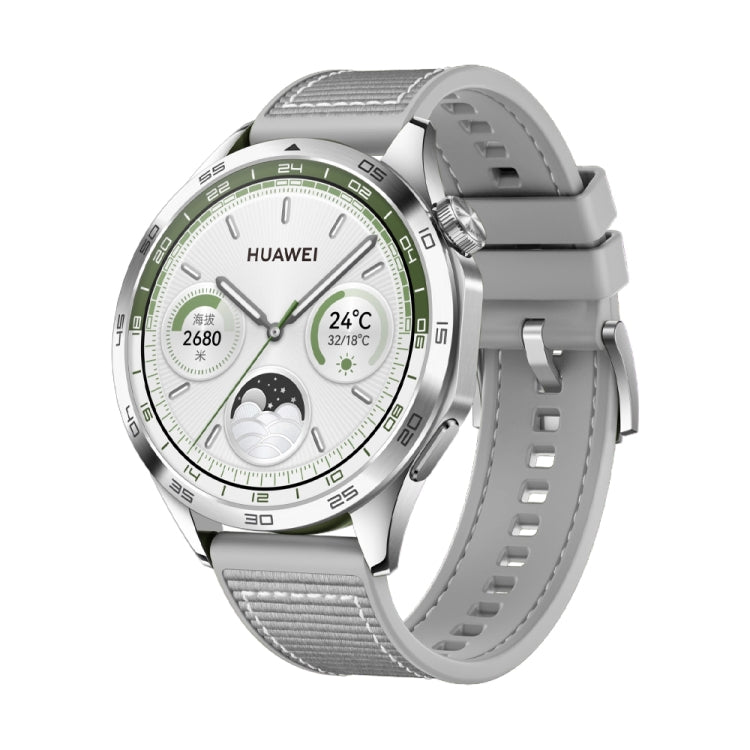 Nylon Silicone Leather Watch Band, For Huawei Watch GT4 46mm, For Huawei Watch 4 Pro, For Huawei Watch 4