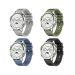 Nylon Silicone Leather Watch Band, For Huawei Watch GT4 46mm, For Huawei Watch 4 Pro, For Huawei Watch 4