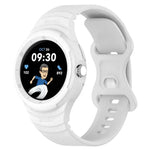 Leather Texture Silicone Integrated Watch Band, For Goolge  Pixel Watch 2