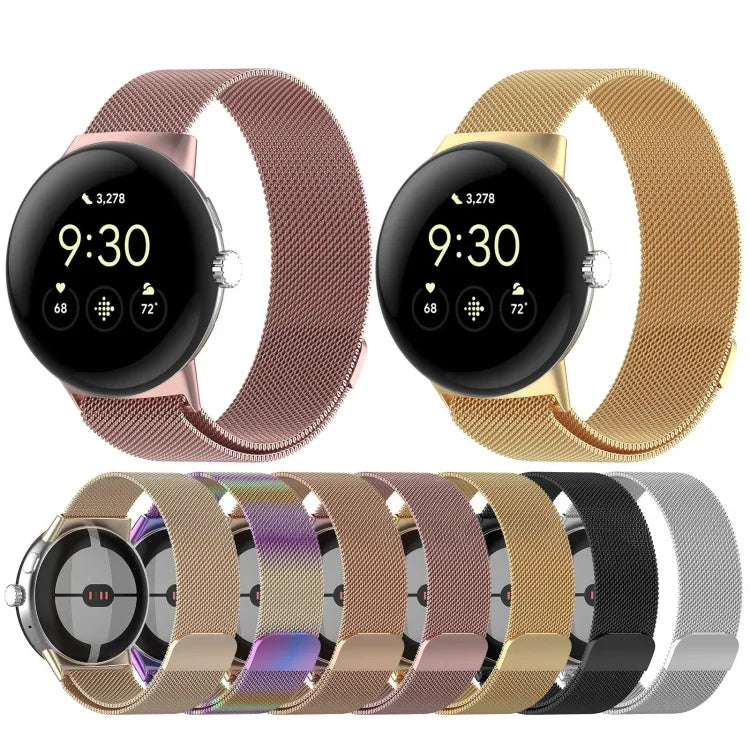 ミラノ磁気スチールメッシュ時計バンド, Google Pixel Watch 2 用