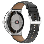 トップレザーエンボス縫製時計バンド, Google Pixel Watch 4 / 3 / 2 / 1 41mm 用