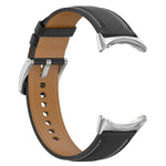 トップレザーエンボス縫製時計バンド, Google Pixel Watch 4 / 3 / 2 / 1 41mm 用
