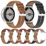 トップレザーエンボス縫製時計バンド, Google Pixel Watch 4 / 3 / 2 / 1 41mm 用