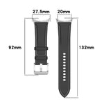 トップレザーエンボス縫製時計バンド, Google Pixel Watch 4 / 3 / 2 / 1 41mm 用