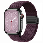 ナイロン織りマグネット折りたたみバックルウォッチバンド、Apple Watch Series 3 38mm用、Apple Watch Series 3 42mm用