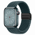 ナイロン織りマグネット折りたたみバックルウォッチバンド、Apple Watch Series 3 38mm用、Apple Watch Series 3 42mm用
