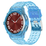 Glacier TPU Integrated Watch Band, TPU watch band for Galaxy Watch6 Classic 43mm, designed for comfort and durability.