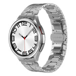 アイアンマン カーブドコネクション ステンレススチール 時計バンド、Samsung Galaxy Watch6 Classic 43 / 47mm 用、Samsung Galaxy Watch 6 40 / 44mm 用、Samsung Galaxy Watch 5 40 / 44mm 用、Samsung Galaxy Watch 5 Pro 用、Samsung Galaxy Watch 4 40 / 44mm 用
