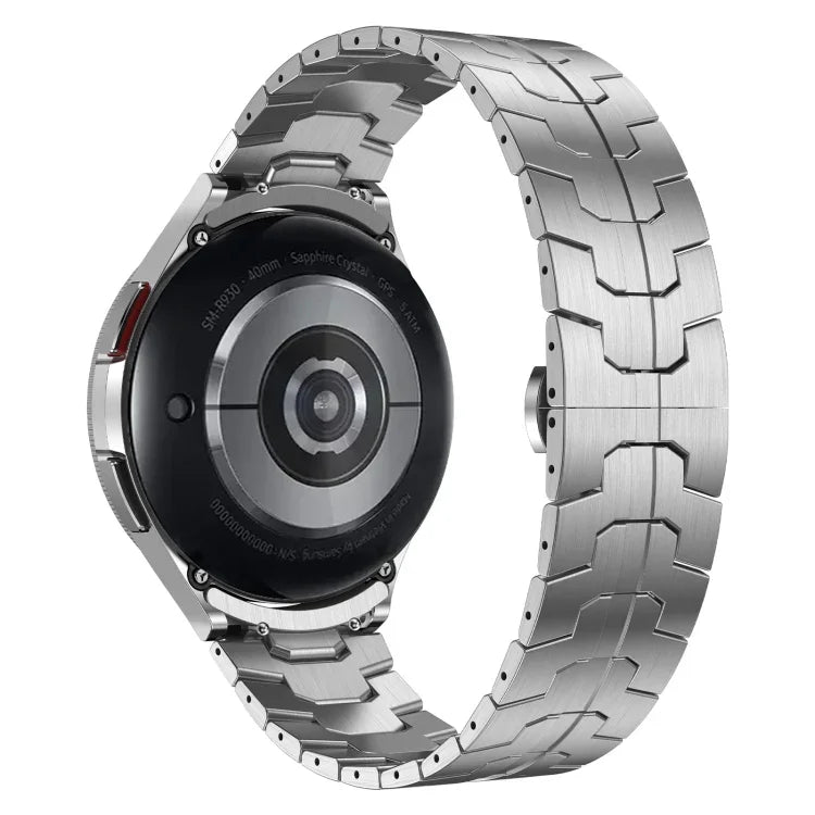 アイアンマン カーブドコネクション ステンレススチール 時計バンド、Samsung Galaxy Watch6 Classic 43 / 47mm 用、Samsung Galaxy Watch 6 40 / 44mm 用、Samsung Galaxy Watch 5 40 / 44mm 用、Samsung Galaxy Watch 5 Pro 用、Samsung Galaxy Watch 4 40 / 44mm 用