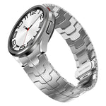 アイアンマン カーブドコネクション ステンレススチール 時計バンド、Samsung Galaxy Watch6 Classic 43 / 47mm 用、Samsung Galaxy Watch 6 40 / 44mm 用、Samsung Galaxy Watch 5 40 / 44mm 用、Samsung Galaxy Watch 5 Pro 用、Samsung Galaxy Watch 4 40 / 44mm 用