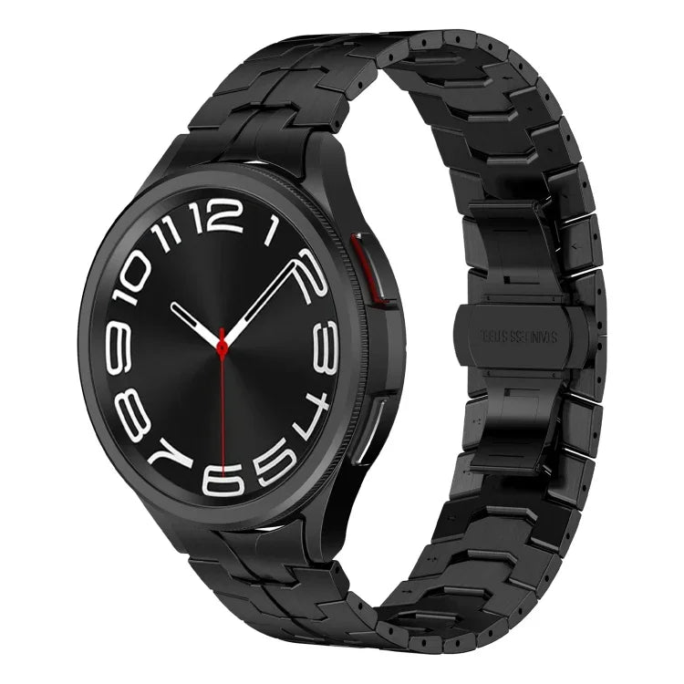 アイアンマン カーブドコネクション ステンレススチール 時計バンド、Samsung Galaxy Watch6 Classic 43 / 47mm 用、Samsung Galaxy Watch 6 40 / 44mm 用、Samsung Galaxy Watch 5 40 / 44mm 用、Samsung Galaxy Watch 5 Pro 用、Samsung Galaxy Watch 4 40 / 44mm 用