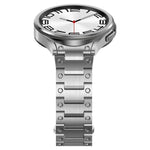 デュアルサークル カーブドコネクション ステンレススチール 時計バンド、Samsung Galaxy Watch6 Classic 43 / 47mm 用、Samsung Galaxy Watch 6 40 / 44mm 用、Samsung Galaxy Watch 5 40 / 44mm 用、Samsung Galaxy Watch 5 Pro 用、Samsung Galaxy Watch 4 40 / 44mm 用
