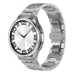 デュアルサークル カーブドコネクション ステンレススチール 時計バンド、Samsung Galaxy Watch6 Classic 43 / 47mm 用、Samsung Galaxy Watch 6 40 / 44mm 用、Samsung Galaxy Watch 5 40 / 44mm 用、Samsung Galaxy Watch 5 Pro 用、Samsung Galaxy Watch 4 40 / 44mm 用