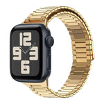 竹マグネティックステンレススチールメタルウォッチストラップ、Apple Watch SE 2023 44mm用、Apple Watch SE 2023 40mm用、Apple Watch Ultra 2 49mm用、Apple Watch Series 9 45mm用、Apple Watch Series 9 41mm用、Apple Watch Ultra 49mm用