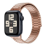 竹マグネティックステンレススチールメタルウォッチストラップ、Apple Watch SE 2023 44mm用、Apple Watch SE 2023 40mm用、Apple Watch Ultra 2 49mm用、Apple Watch Series 9 45mm用、Apple Watch Series 9 41mm用、Apple Watch Ultra 49mm用