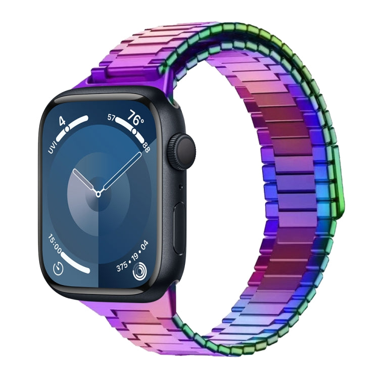 竹マグネティックステンレススチールメタルウォッチストラップ、Apple Watch SE 2023 44mm用、Apple Watch SE 2023 40mm用、Apple Watch Ultra 2 49mm用、Apple Watch Series 9 45mm用、Apple Watch Series 9 41mm用、Apple Watch Ultra 49mm用