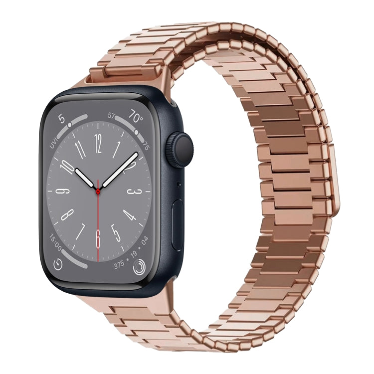 Bamboo Magnetic Stainless Steel Metal Watch Strap, For Apple Watch Series 8 41mm, For Apple Watch Series 8 45mm, For Apple Watch SE 2022 40mm, For Apple Watch SE 2022 44mm, For Apple Watch Series 7 41mm, For Apple Watch Series 7 45mm