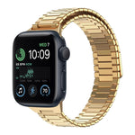 Bamboo Magnetic Stainless Steel Metal Watch Strap, For Apple Watch Series 8 41mm, For Apple Watch Series 8 45mm, For Apple Watch SE 2022 40mm, For Apple Watch SE 2022 44mm, For Apple Watch Series 7 41mm, For Apple Watch Series 7 45mm