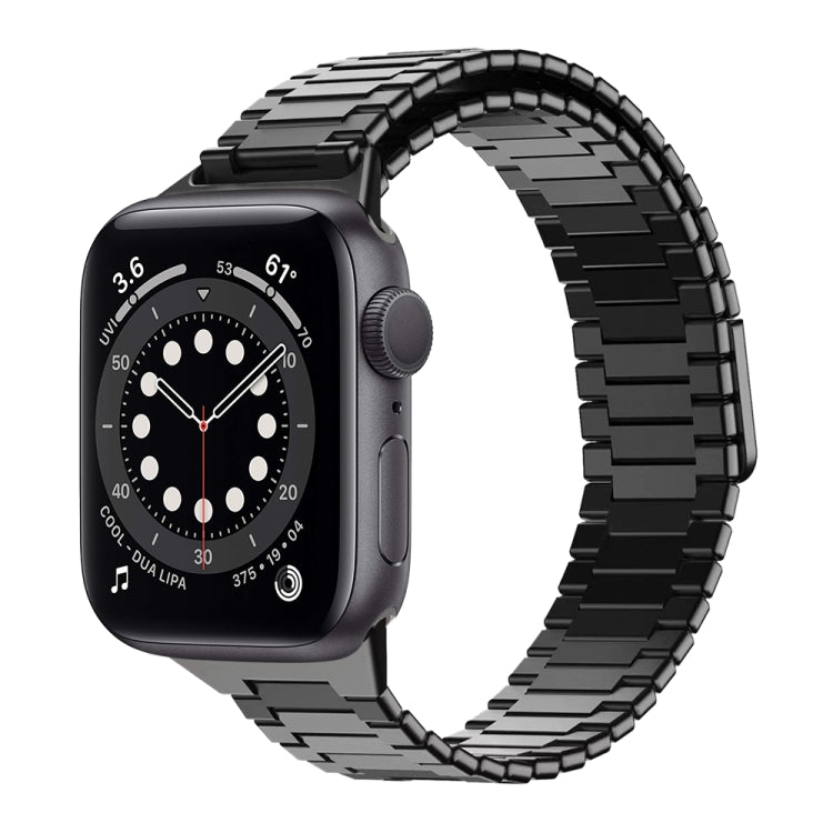 竹マグネティックステンレススチールメタルウォッチストラップ、Apple Watch Series 6 40mm用、Apple Watch Series 6 44mm用、Apple Watch Series 5 44mm用、Apple Watch Series 5 40mm用、Apple Watch Series 4 44mm用、Apple Watch Series 4 40mm用