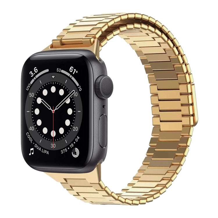 竹マグネティックステンレススチールメタルウォッチストラップ、Apple Watch Series 6 40mm用、Apple Watch Series 6 44mm用、Apple Watch Series 5 44mm用、Apple Watch Series 5 40mm用、Apple Watch Series 4 44mm用、Apple Watch Series 4 40mm用