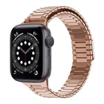 竹マグネティックステンレススチールメタルウォッチストラップ、Apple Watch Series 6 40mm用、Apple Watch Series 6 44mm用、Apple Watch Series 5 44mm用、Apple Watch Series 5 40mm用、Apple Watch Series 4 44mm用、Apple Watch Series 4 40mm用