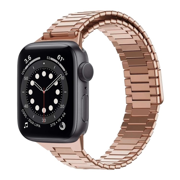 竹マグネティックステンレススチールメタルウォッチストラップ、Apple Watch Series 6 40mm用、Apple Watch Series 6 44mm用、Apple Watch Series 5 44mm用、Apple Watch Series 5 40mm用、Apple Watch Series 4 44mm用、Apple Watch Series 4 40mm用