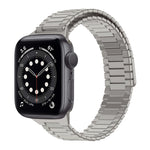 竹マグネティックステンレススチールメタルウォッチストラップ、Apple Watch Series 6 40mm用、Apple Watch Series 6 44mm用、Apple Watch Series 5 44mm用、Apple Watch Series 5 40mm用、Apple Watch Series 4 44mm用、Apple Watch Series 4 40mm用