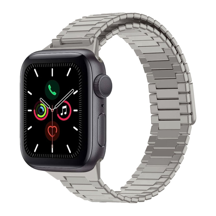 竹マグネティックステンレススチールメタルウォッチストラップ、Apple Watch Series 6 40mm用、Apple Watch Series 6 44mm用、Apple Watch Series 5 44mm用、Apple Watch Series 5 40mm用、Apple Watch Series 4 44mm用、Apple Watch Series 4 40mm用