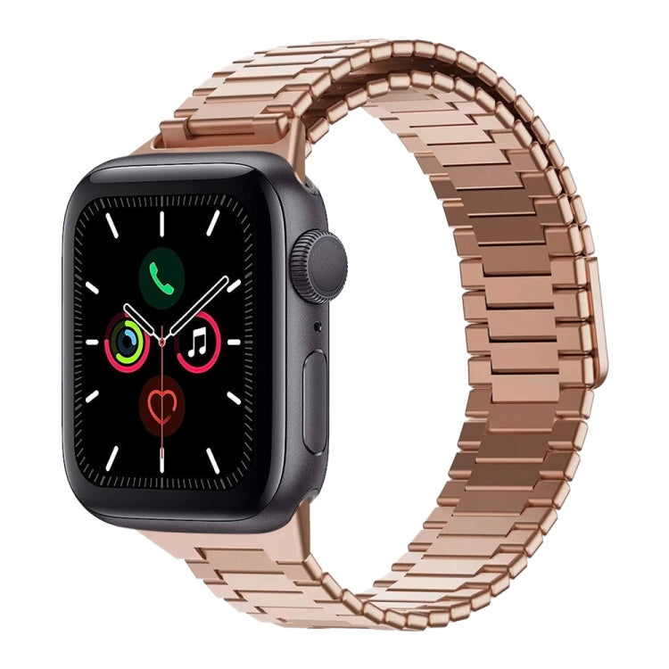 竹マグネティックステンレススチールメタルウォッチストラップ、Apple Watch Series 6 40mm用、Apple Watch Series 6 44mm用、Apple Watch Series 5 44mm用、Apple Watch Series 5 40mm用、Apple Watch Series 4 44mm用、Apple Watch Series 4 40mm用