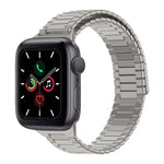 竹マグネティックステンレススチールメタルウォッチストラップ、Apple Watch Series 6 40mm用、Apple Watch Series 6 44mm用、Apple Watch Series 5 44mm用、Apple Watch Series 5 40mm用、Apple Watch Series 4 44mm用、Apple Watch Series 4 40mm用