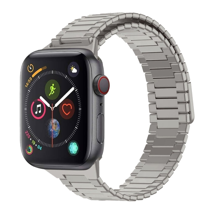 竹マグネティックステンレススチールメタルウォッチストラップ、Apple Watch Series 6 40mm用、Apple Watch Series 6 44mm用、Apple Watch Series 5 44mm用、Apple Watch Series 5 40mm用、Apple Watch Series 4 44mm用、Apple Watch Series 4 40mm用