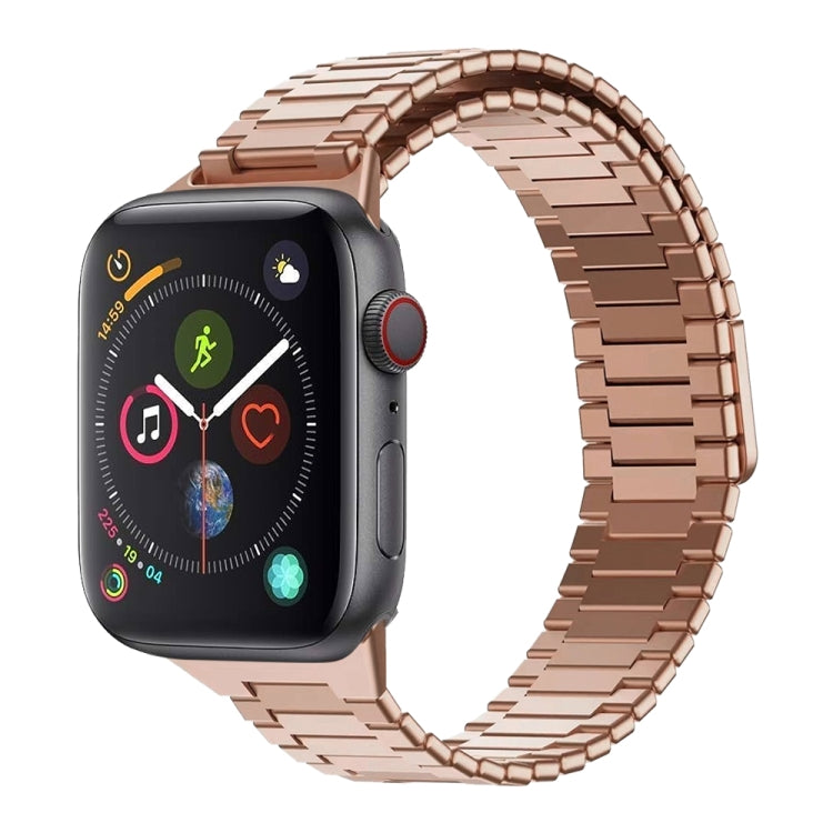 竹マグネティックステンレススチールメタルウォッチストラップ、Apple Watch Series 6 40mm用、Apple Watch Series 6 44mm用、Apple Watch Series 5 44mm用、Apple Watch Series 5 40mm用、Apple Watch Series 4 44mm用、Apple Watch Series 4 40mm用