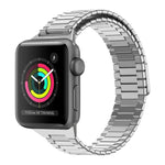 竹製マグネットステンレススチールメタルウォッチストラップ、Apple Watch Series 3 38mm用、Apple Watch Series 3 42mm用