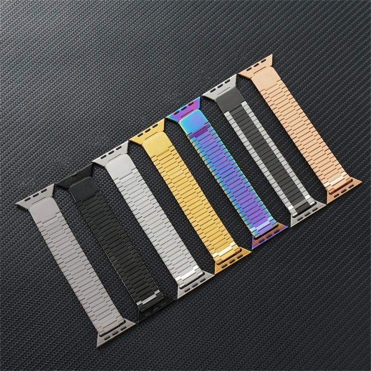 竹製マグネットステンレススチールメタルウォッチストラップ、Apple Watch Series 3 38mm用、Apple Watch Series 3 42mm用