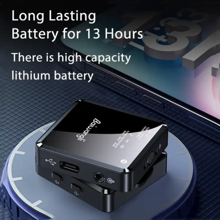 SX39 iPhone用ラベリア無線ノイズリダクションマイク デュアル送信機＋受信機付き、iPhone用