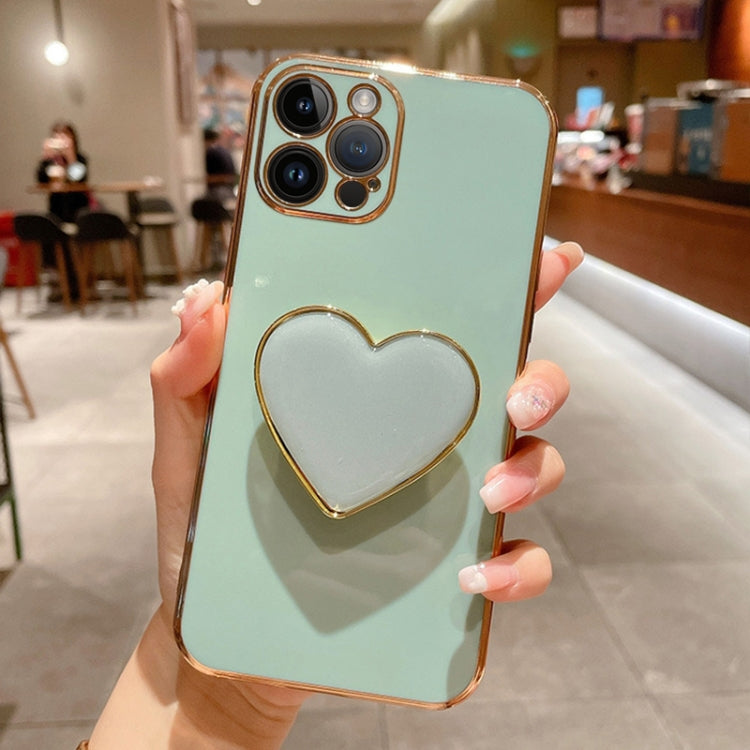 電気めっきラブハートホルダー TPU iPhoneケース、iPhone 14 Pro Max 用、iPhone SE 2022 / 2020 / 7 / 8 用、iPhone 13 Pro Max 用、iPhone 13 Pro 用、iPhone 13 用、iPhone 13 mini 用、iPhone 12 用、iPhone 12 Pro Max 用