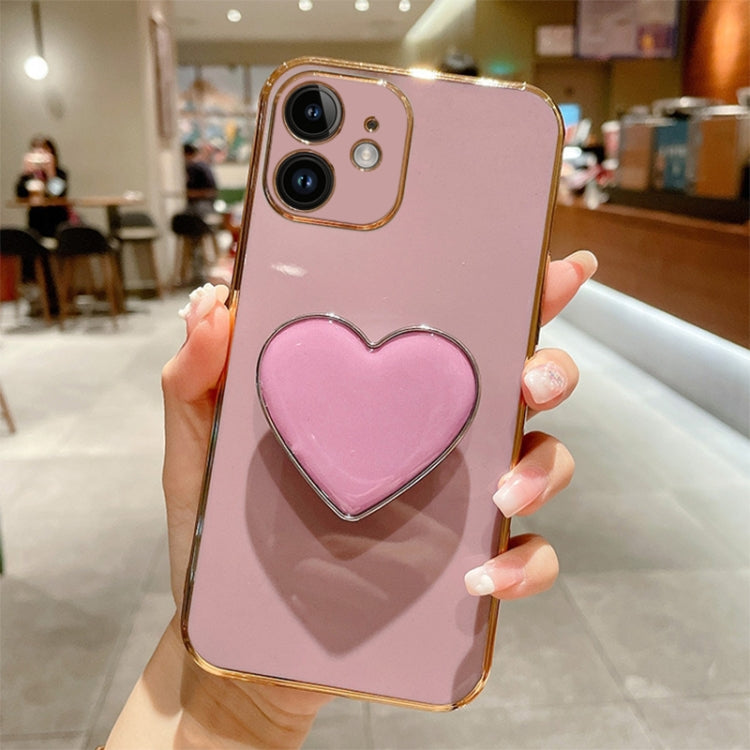 電気めっきラブハートホルダー TPU iPhoneケース、iPhone 14 Pro Max 用、iPhone SE 2022 / 2020 / 7 / 8 用、iPhone 13 Pro Max 用、iPhone 13 Pro 用、iPhone 13 用、iPhone 13 mini 用、iPhone 12 用、iPhone 12 Pro Max 用