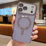 グリッター電気めっき MagSafe TPU iPhoneケース、iPhone 17e / 16e 用、iPhone 17 Pro Max 用、iPhone 17 Pro 用、iPhone 17 用、iPhone Air 用、iPhone 16 Pro Max 用