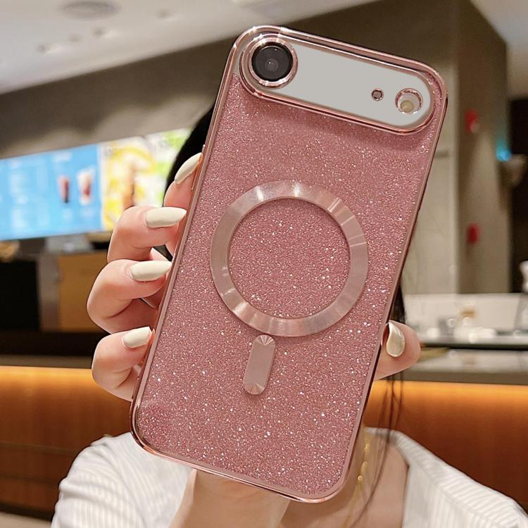 グリッター電気めっき MagSafe TPU iPhoneケース、iPhone 17e / 16e 用、iPhone 17 Pro Max 用、iPhone 17 Pro 用、iPhone 17 用、iPhone Air 用、iPhone 16 Pro Max 用