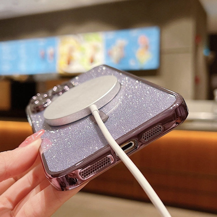 グリッター電気めっきMagSafe TPUスマホケース、iPhone 7 Plus / 8 Plus用
