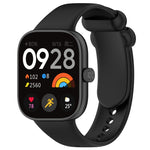 Solid Color Liquid Silicone Watch Band, For Redmi Watch 4