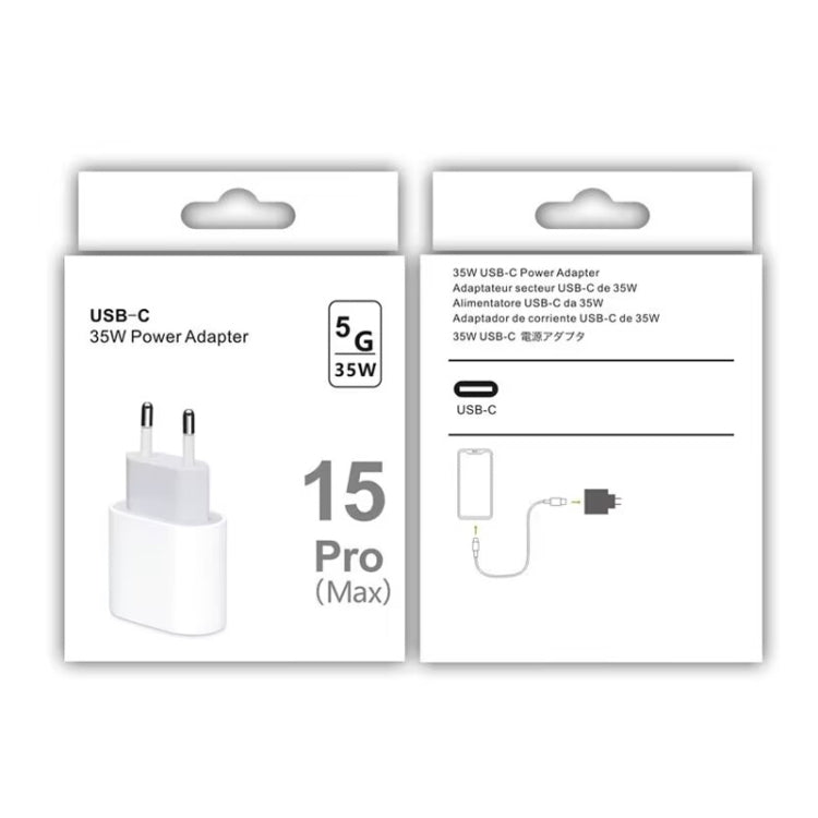 PD35W USB-C / Type-C ポートチャージャー iPhone / iPad シリーズ用、EUプラグ、EUプラグ