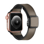折りたたみマグネティックスクエアバックルPUシリコンウォッチバンド、Apple Watch Series 4 44mm用、Apple Watch Series 4 40mm用、Apple Watch Series 3 38mm用、Apple Watch Series 3 42mm用