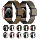 折りたたみマグネティックスクエアバックルPUシリコンウォッチバンド、Apple Watch Series 4 44mm用、Apple Watch Series 4 40mm用、Apple Watch Series 3 38mm用、Apple Watch Series 3 42mm用