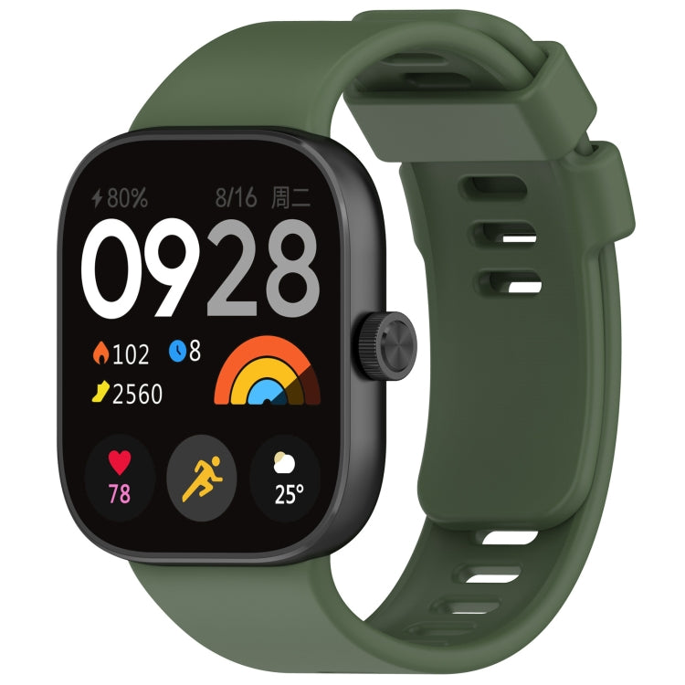 Solid Color Silicone Sports Watch Band, For Redmi Watch 4